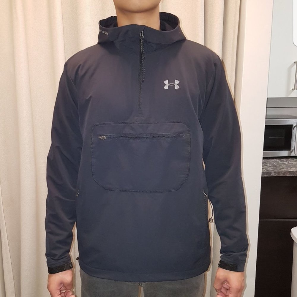 COPY - Under Armour pullover all season storm jacket, shell jacket, medium